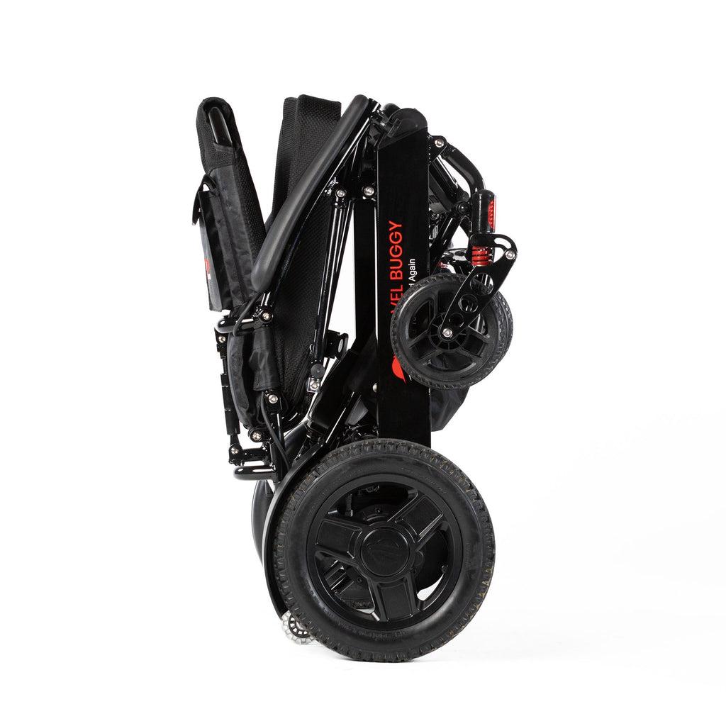 Travel Buggy CITY 2 PLUS folded upright — right side