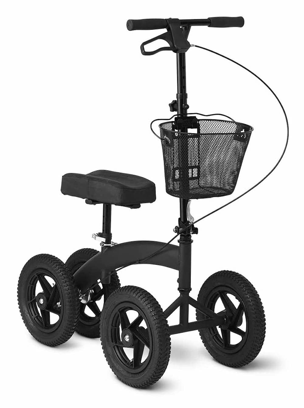 Medline ATV all-terrain knee walker with large pneumatic tires
