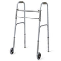 Medline 2-wheel folding walker
