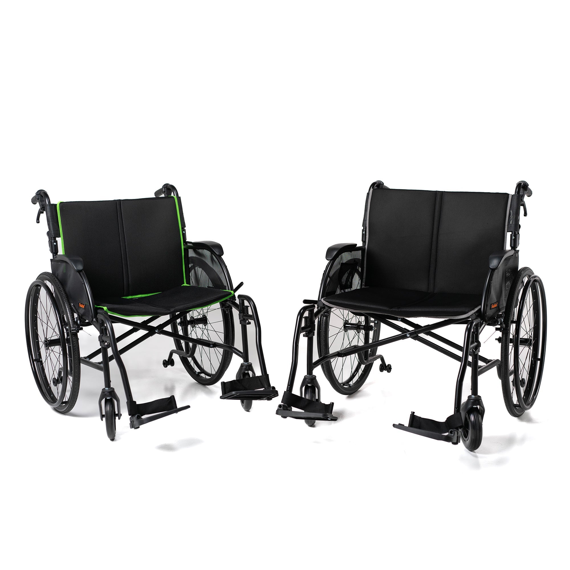 Feather HD bariatric ultralight wheelchair with 22-inch seat