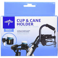Medline combination cup and cane holder for rollators