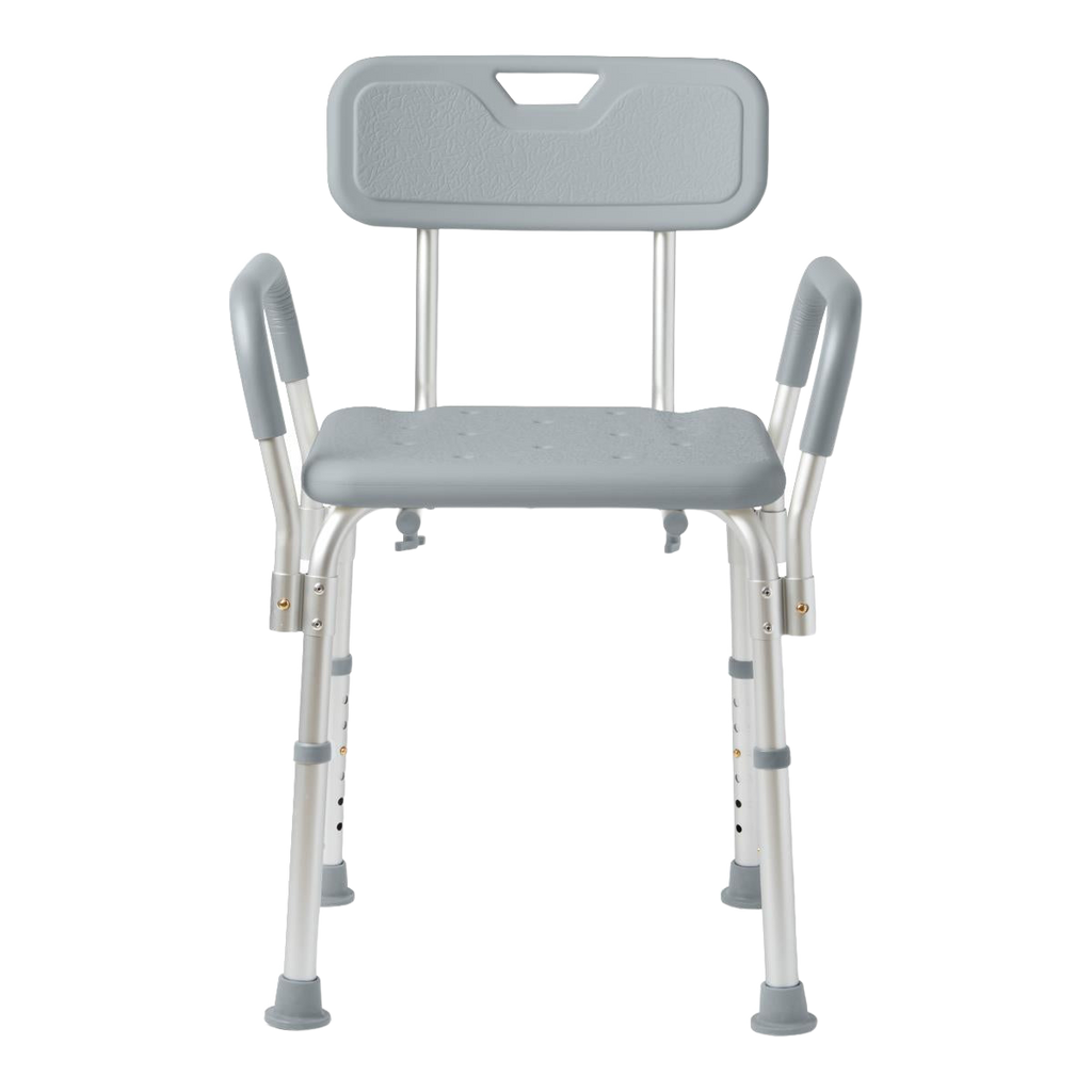 Medline padded shower chair with armrests and back support