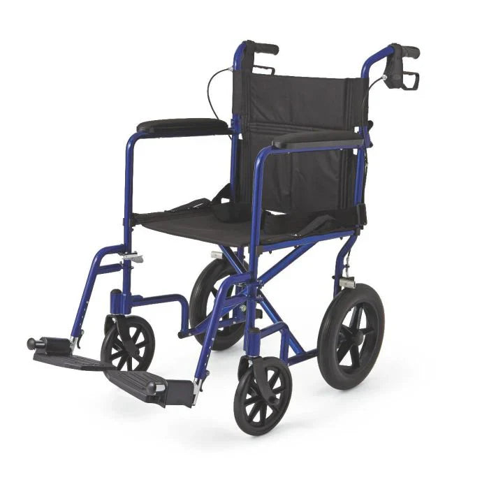 Medline transport chair with 12-inch rear wheels